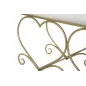 Ławka HEART CREMA 105 37,5 51,5 cm